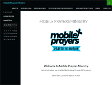 Tablet Screenshot of mobileprayers.com